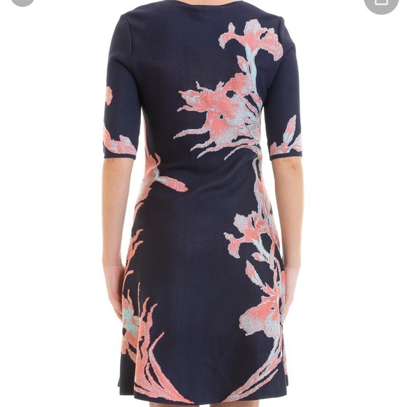 NWT ROBERTO CAVALLI IRIS PATTERN JACQUARD DRESS 8 - Picture 5 of 5